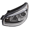 Passenger Side Headlight, with Bulb, Halogen, without Leveling
