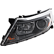 Driver Side Headlight, with Bulb, Halogen, Except Hybrid Model