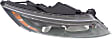 Passenger Side Headlight, with Bulb, Halogen, Except Hybrid Model