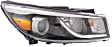 Passenger Side Headlight, with Bulb, Halogen, Clear Lens, L Model
