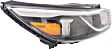 Passenger Side Headlight, with Bulb, Halogen, Clear Lens, L Model
