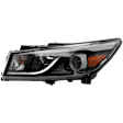 Driver Side Headlight, with Bulb, Halogen, Clear Lens, CAPA Certified