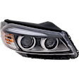 Passenger Side Headlight, with Bulb, Halogen, Clear Lens