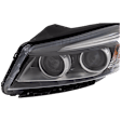 2016-2018 Kia Sorento - Driver Side Headlight, with Bulb, Halogen, Clear Lens