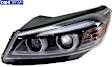 Driver Side Headlight, with Bulb, Halogen, Clear Lens, CAPA Certified