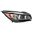 Passenger Side Headlight, with Bulb, Halogen, Clear Lens
