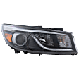 Passenger Side Halogen Headlight, With bulb(s), OE Replacement, Mini Passenger Van