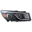 Passenger Side Halogen Headlight, With bulb(s), OE Replacement, Mini Passenger Van, CAPA Certified