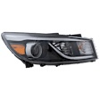 Passenger Side Halogen Headlight, With bulb(s), OE Replacement, Mini Passenger Van, CAPA Certified