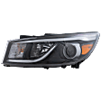 Driver Side Halogen Headlight, With bulb(s), OE Replacement, Mini Passenger Van