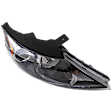 Passenger Side Headlight, with Bulb, Halogen, Clear Lens