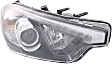 Passenger Side Headlight, with Bulb, Halogen, Clear Lens
