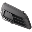Front, Passenger Side Fog Light Cover, Black