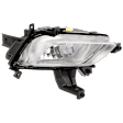Front, Passenger Side Halogen Fog Light, With bulb(s), CAPA Certified