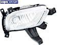 Front, Passenger Side Halogen Fog Light, With bulb(s), CAPA Certified