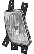 Front, Passenger Side Halogen Fog Light, With bulb(s)