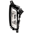 Front, Passenger Side Halogen Fog Light, With bulb(s), CAPA Certified