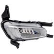 Front, Passenger Side Fog Light, With Bulb, Halogen, Korea or USA Built Vehicle, CAPA Certified