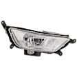 Front, Passenger Side Halogen Fog Light, With bulb(s)