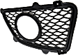 Front, Passenger Side Fog Light Trim, Primed, For Models with Mesh Type Grille, with Hole