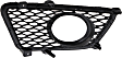 Front, Passenger Side Fog Light Trim, Primed, For Models with Mesh Type Grille, with Hole