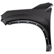 Front, Driver Side Fender, with Side Garnish Hole, without Turn Signal Light Hole