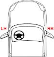 Front, Driver Side Fender, with Side Garnish Hole, without Turn Signal Light Hole