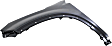Front, Driver Side Fender, Without Side Garnish Holes, CAPA CERTIFIED
