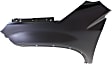 Front, Driver Side Fender, Without Side Garnish Holes, CAPA CERTIFIED