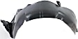  Front, Driver Side Fender Liner, Without Molding