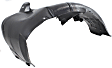  Front, Passenger Side Fender Liner, With Molding