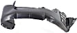  Front, Passenger Side Fender Liner, With Molding