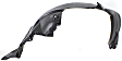  Front, Passenger Side Fender Liner, With Molding