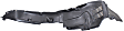 Front, Passenger Side Fender Liner