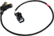 Automatic Transmission Output Shaft Speed Sensor, 4 Cyl., 1.6L Engine, With 2-Prong Blade Male Terminal and 1-Female Connector