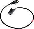 Automatic Transmission Output Shaft Speed Sensor, 4 Cyl., 1.6L Engine, With 2-Prong Blade Male Terminal and 1-Female Connector