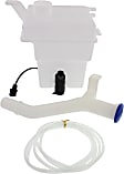Washer Reservoir, With Pump, Cap and Sensor, 1.6L Engine