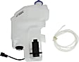 Washer Reservoir, With Pump, With Sensor