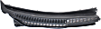 Passenger Side Wiper Cowl Grille, Black