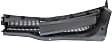 Passenger Side Wiper Cowl Grille, Black