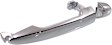 Front, Passenger Side Chrome Exterior Door Handle, Without Key Hole, Wagon