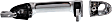 Front, Passenger Side Exterior Door Handle, Chrome, With Key Hole, With Cover