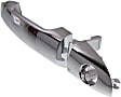 Front, Driver Side Exterior Door Handle, Chrome, With Key Hole, With Cover