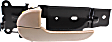 Front, Driver Side Interior Door Handle, Beige, With Door Lock Button, 6 Cyl., 3.5L Engine