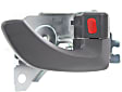 Front, Passenger Side Interior Door Handle, Gray, With Door Lock Button, EX Model
