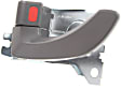 Front, Driver Side Interior Door Handle, Gray, With Door Lock Button, EX Model