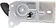 Front, Driver Side Interior Door Handle, Gray, With Door Lock Button, EX Model