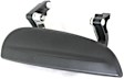 Front, Passenger Side Smooth Black Exterior Door Handle, With Key Hole