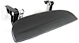 Front, Passenger Side Smooth Black Exterior Door Handle, With Key Hole