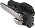 Front Or Rear, Driver Side Painted Silver Interior Door Handle